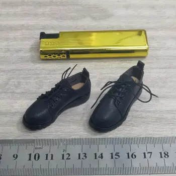 1/6 мащаб SH03 BBK009 черен модел обувки кухи обувки за 12 