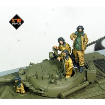 1/72 Фигурка от Смола на Модела комплекти GK Руски танкисты В Разглобено Формата на Неокрашенный C678
