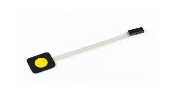 1 бр. Матиран 1 ключ мембрана превключвател/Тонкопленочная бутон PVC, PET контролен панел мембрана преминете Жълто САМ за Arduino с 3 м