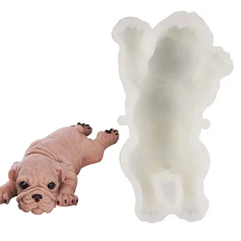 1 Бр. Силиконова Форма За Кучета 3D шар пей е Куче Мухъл направи си САМ Украса на Торта с Мус от Мухъл Сладък Бонбони Желе, Сладолед Фондан Мухъл