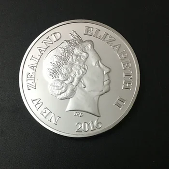 1 комплект просвет монета красота момиче от анимационен филм гласове посеребренный цвят икона Елизабет колекционерско бижу монета
