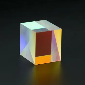 1 ПРЕДМЕТ 45x39 мм 45x50 мм Дефектная Дихроичная призма X-Cube с 4 страни, Полиран Квадратна призма, Преподаването на физика