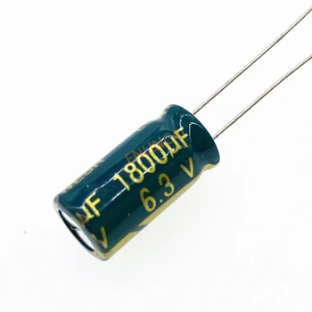 10 бр./лот 6,3 В 1800 uf висока честота на Низкоомный Алуминиеви електролитни кондензатори 1800 uf 6,3% 20 8*16 мм