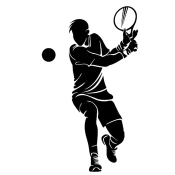 10 см * 17,1 СМ Модерен Спортен Тенисист Декор на Колата Стикер Винил S9-0409