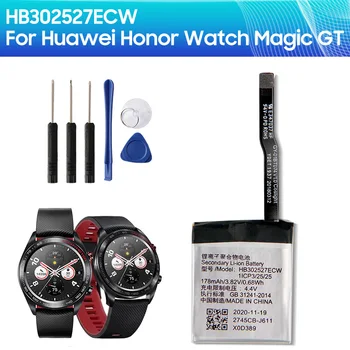 100% Оригинална Батерия HB302527ECW за Huawei Honor Watch Magic GT 178 ма Смяна на Батерията за Часове