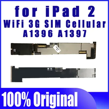 100% Оригинална Безплатна дънна Платка iCloud За iPad 2 WiFi + 3G Версия на дънна Платка със слот за сим-карта за Ipad 2 WIFI Логически заплата Clea