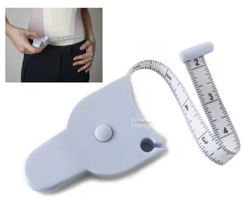 1бр Автоматична Измервателна Лента за Тялото, се съставя за Талията, Гърдите, Ръцете, Краката Фитнес Штангенциркуль измерване на дебелината на мазнини Тестер калкулатор