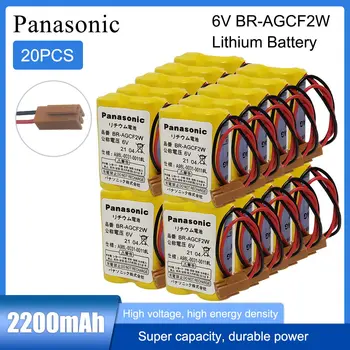 20 БРОЯ Panasonic 6 Сменяеми Литиево-йонна батерия BR-AGCF2W АД Литиева Батерия За система за ЦПУ Fanuc A98L-0031-0011