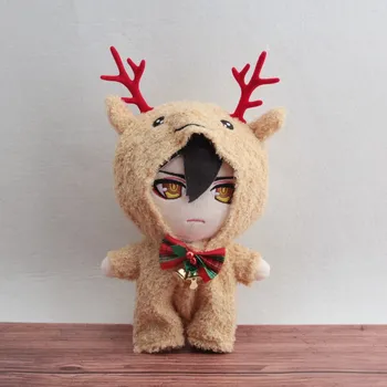 20 см Кукла на Коледно Облекло Мини Камбанка Елен Гащеризон за Плюшени Skz Kpop EXO Аниме Genshin Impact Слот Фенове на Подаръци Играчки