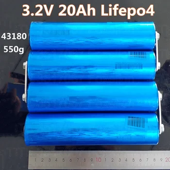 2000 цикъла Цилиндрични Lifepo4 3.2 В 20Ah литиеви елементи за за опаковане сам ebike 12 В 24 В батерията не 38120 45120 + болтове + разделите
