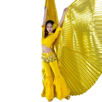 2021 Горещи Продажба Популярните Жени Египетски Танц на Корема Isis Крилата Златна Танц на Корема Крило с телескопично нож в продажба