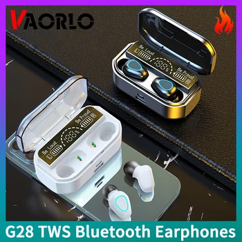 2022 Горещи TWS Безжични Bluetooth 5,2 Стерео Слушалки Слот Спортни Водоустойчиви Слушалки С Шумопотискане Hi-Fi Втулки Led Дисплей