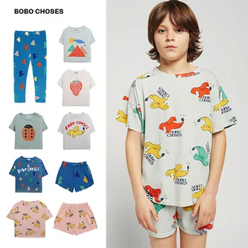 2022 Летни детски тениски B. C, Ежедневни Блузи за Деца, Ризи с къси ръкави и анимационни герои, Ризи за момичета и момчета, детски връхни облекла