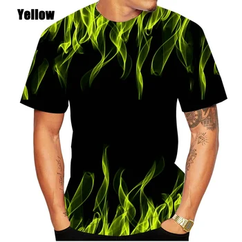 2022 Мъжки тениски с 3D Принтом С Къс Ръкав, Мъжки Лятна Тениска