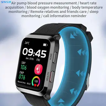 2022 Нова Помпа, Уреди За Измерване На Кръвното Налягане Умни Часовници За Мъже На Кислород В Кръвта, Температурата На Тялото На Сърдечния Ритъм Сън Монитори Възрастните Здраве Smartwatch