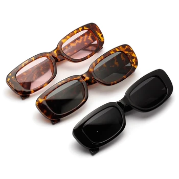 2022 Нови Модни Vintage Слънчеви Очила Дамски Маркови Дизайнерски Ретро Слънчеви Очила С Правоъгълни Слънчеви Очила Oculos Люнета De Soleil Femm