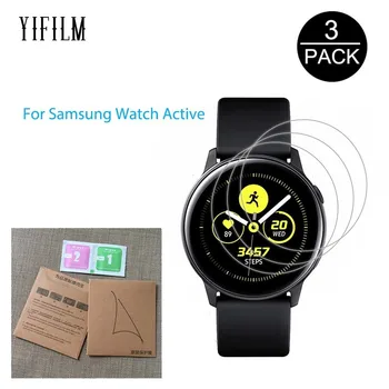 3 опаковки За Samsung Galaxy Watch Active Active2 40 мм 44 мм Смарт Часовници 5H Нано Взрывозащищенная Защитно Фолио за екрана на HD Противоударная Филм