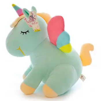 30 см Сладък Rainbow Unicorn Плюшени Играчки Прекрасен Еднорог плюшена играчка Кон Играчка, Кукла, Детски Играчки Детски Играчки За Прегръдки Подаръци За Рожден Ден