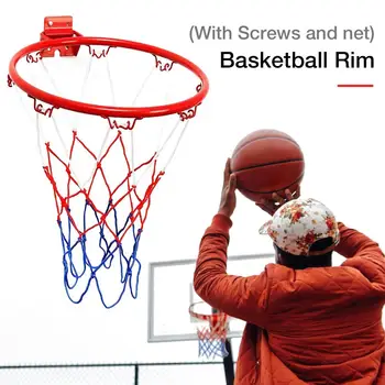 32 СМ Подвесная Баскетболно Стенни Мрежа за врата с Пръстен Спортна Мрежа За вътрешно и Външно Баскетбол Стенни Подвесная Кошница Окото
