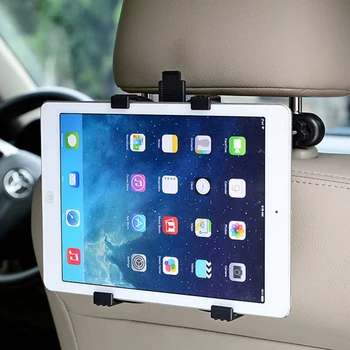 360 Градуса на облегалката за глава на Задната Седалка на Колата стойка За iPad 2 3 4 Air ipad mini 1/2/3/4 Таблет SAMSUNG Xiaomi Стойка За Таблет PC