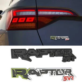 3D Метален RAPTOR СВИ SV1 Авто Задни Багажника на Купето Емблемата на Иконата на Етикети и Стикери За Ford Fiesta Focus Mustang Ranger SVT Raptor ST