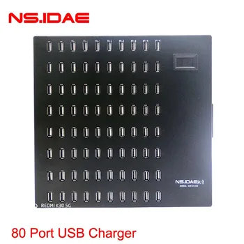 80 Портове USB Зарядно Устройство Адаптер за Захранване Стенни Бързо зарядно устройство ще захранване на Зарядно устройство 600 W за Apple iPhone пр