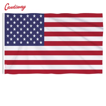 90x60 см Америка полиестер знамето на Съединените американски Щати в звездната ивица на САЩ външно вътрешно украса NN004