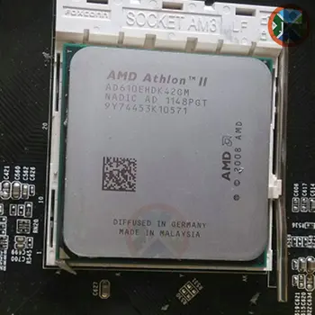 AMD Athlon II X4 610e 2,4 Ghz Четириядрен четырехпоточный процесор AD610EHDK42GM Socket AM3