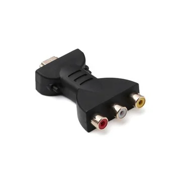 AV Цифров Сигнал HDMI-съвместим с 3 RCA Аудиоадаптером Компонент Конвертор Видеоразветвитель В конектор Vga Автомобилни Аксесоари