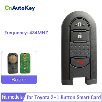 CN007218 Оригинален 3-бутон на дистанционното управление Toyota Smart Card Key с 434 Mhz 47chip TWB1G0125