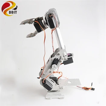 CNC 8-Аксиален Робот-Манипулатор С комплект за Улавяне 8DOF Метален Голям Манипулатор Промишлен Робот Цифров Серво С най-Висок Въртящ Момент САМ Education