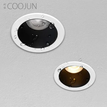 COOJUN Led Водоустойчива IP65 Прожектор през Цялата Вграден Противотуманный влагоустойчив, отговарят на високи Лампа За Кухня, Баня, Тераса, Вътрешно Осветление