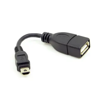CYSM VMC-UAM1 USB 2.0 OTG Кабел Mini A Тип Мъжки USB Женски Домакин за Sony Handycam, PDA и Телефон