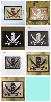 DEVGRU NSWDG SealTeam6 пиратски флаг Black Jack Военна Тактическа Нашивка с Бродерия на духа