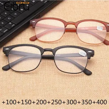 Diopters Эльбру+1.0+1.5+2.0+2.5+3.0+3.5+4.0 Очила За Четене Унисекс ултра-леки Меки TR90 Увеличителни Очила Пресбиопические Очила