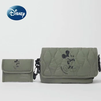 Disney Mickey 2022 Нова детска чанта Луксозна марка, детска чанта с Изображение на Анимационни герой, Наклонена чанта на едно рамо, с Модерна детска чанта от 2 теми