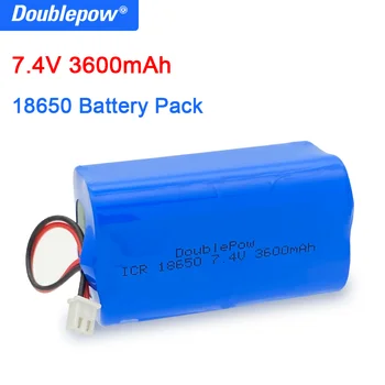 Doublepow 18650 7,4 В литиева батерия 3600 mah акумулаторна батерия мегафон такса защита на динамиката с жак XH2.54-2Т