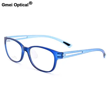 Gmei Оптични Свръхлеки TR90 с пълна рамки Женски Оптични Рамки За Очила Мъжки Пластмасови Очила за Късогледство 7 Цвята Допълнително M5101