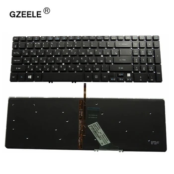 GZEELE руска Клавиатура за Acer Aspire V7-581 V7-581G V7-581P V7-581PG V7-582P V7-582PG EK-571G BG лаптоп с осветление и без рамка