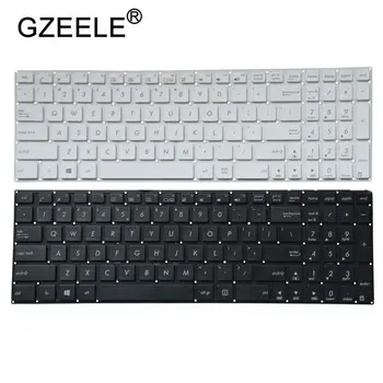 GZEELE САЩ Черен, бял цвят клавиатура за Asus E502 E502M E502MA E502N E502NA E502S E502SA Клавиатура на Лаптоп САЩ