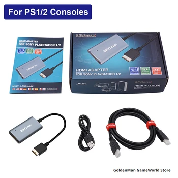 HDMI-съвместим конвертор-адаптер с ключа RGB в ypbpr компонент за игрови конзоли PlayStation 1/2 PS1/ PS2