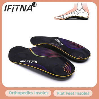 IFiTNA 3/4 Дължина Ортопедични Стелки За Поддръжка на Свода на Стъпалото Мъжки Маратонки Плоскостъпие Варус Плантарна Фасциит Ортопедични Вложки За обувки Болки В Петата