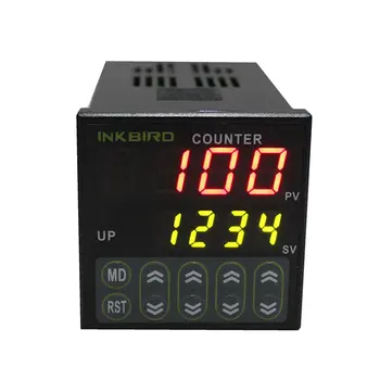 Inkbird 4-Цифрови броячи Цифров вградени скала Гишетата Преминете Контролер такт SSR Изход IDC-S1RH от 100 до 240 v 50 до 60 Hz