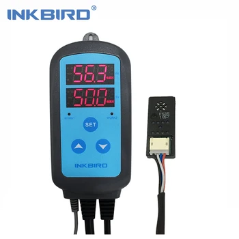 INKBIRD IHC-200 Предварително кабелен Цифров Дюралевый стъпка регулатор на влажност на въздуха, управление на влажността на въздуха за овлажнител и вентилатор
