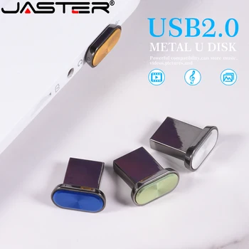 JASTER Мини Метален USB 2.0 Флаш Памет 64 GB Пръчка 32 GB Водоустойчив Флаш Памет 16 Г 8 GB 4 GB Търговски Подаръци Memory Stick