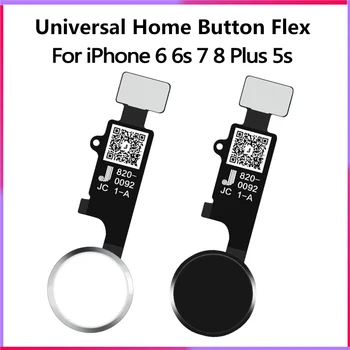 JC Universal Home Бутон За iPhone 7 8 Plus 7G-8G SE 2020 Гъвкава Клавиатура Меню Функция за Връщане на Включване Изключване Без Touch ID Отпечатък от пръст yf безжичната