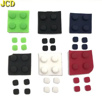 JCD 1 комплект Горните LCD Винта на Капака на Отвора За Новата Конзола 3DS XL ЩЕ Преден Заден Винт Гумени Крачета на Кутията
