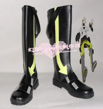 Kagerou Проект Коноха Черно Хелоуин Дълги Cosplay Обувки, Ботуши И Обувки За Момичета H016
