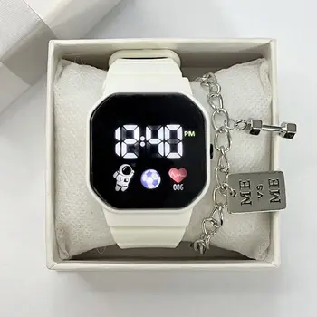 KEMANQI Нови led, спортни часовници, водоустойчиви мъжки и дамски дигитален часовник модерни ежедневни прости силиконови часовници на едро