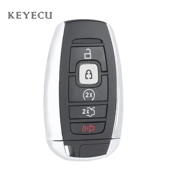 Keyecu 5 Бутона Smart Remote Key Shell Калъф за Lincoln Continental MKC MKZ Navigator M3N-A2C94078000